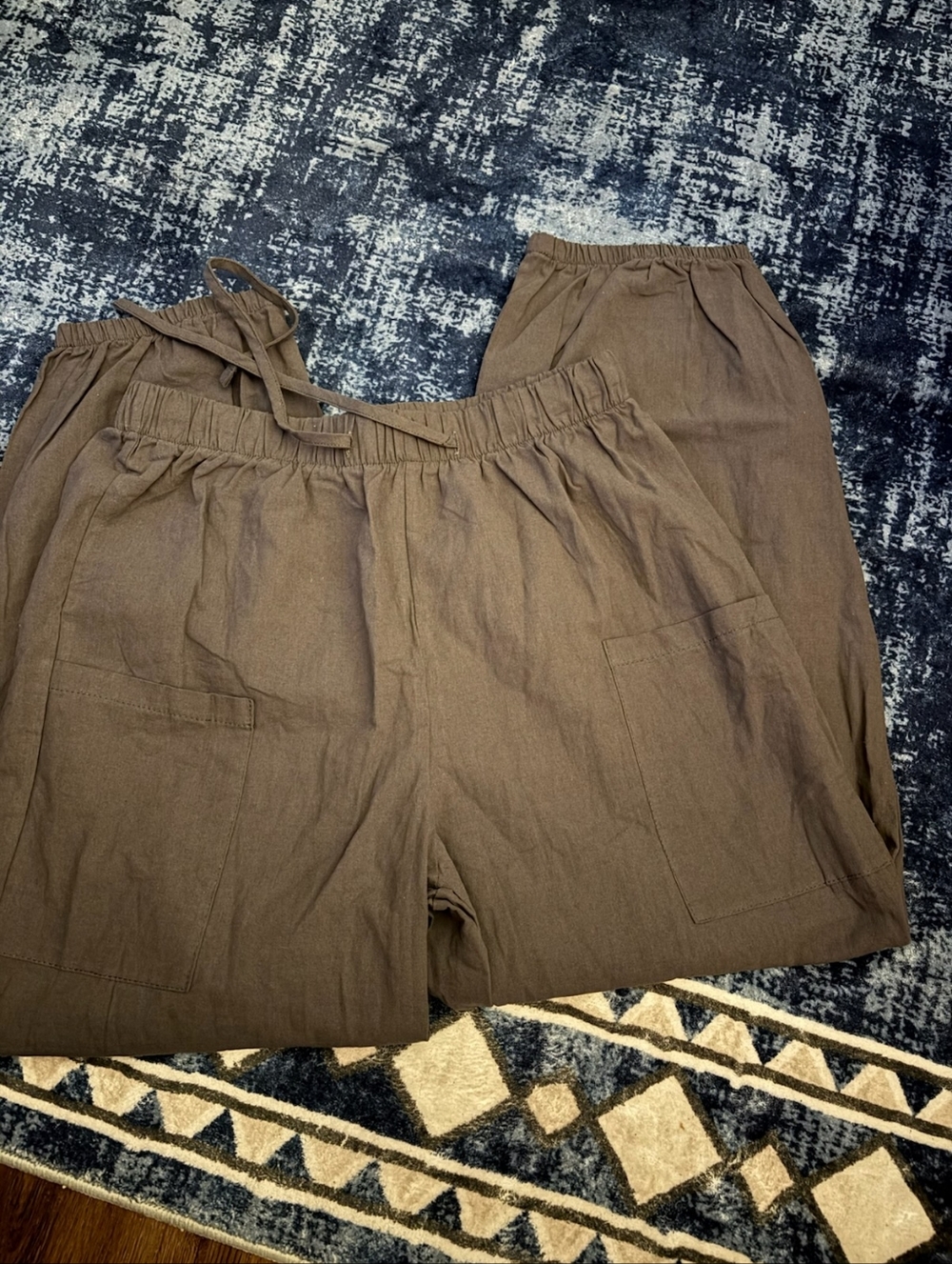 2 For $10 Casual Drawstring Pants in Grey Khol's - Picture 6 of 6